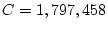 $C=1,797,458$