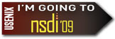 I'm going to NSDI '09 button