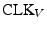 $\textrm {CLK}_V$