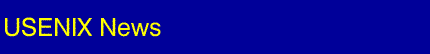 Usenix news