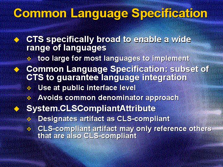 common-language-specification