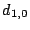 $d_{1,0}$