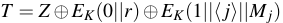 $\displaystyle T=Z\oplus E_K(0\vert\vert r)\oplus E_K(1\vert\vert\langle j \rangle\vert\vert M_j)$