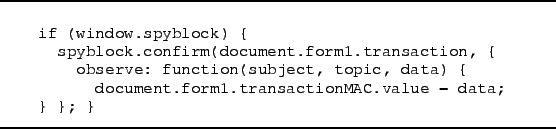 \begin{figure*}
\rule{\textwidth}{0.4mm}
\begin{center}
\begin{verbatim}
i...
...
} }; }\end{verbatim}
\end{center}
\rule{\textwidth}{0.4mm}
\end{figure*}