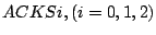 $ ACKSi, (i=0,1,2)$