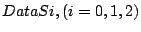 $ DataSi,(i=0,1,2)$