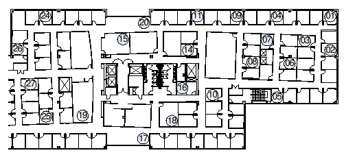 Map of testbed from screenshot of pdf