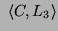 $\displaystyle ~\ensuremath{\langle\ensuremath{C}, \ensuremath{L_3}\rangle}$