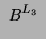 $\displaystyle ~\ensuremath{\ensuremath{B}^{\ensuremath{L_3}}}~$