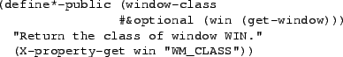 \begin{figure}{\small\begin{verbatim}(define*-public (window-class
...