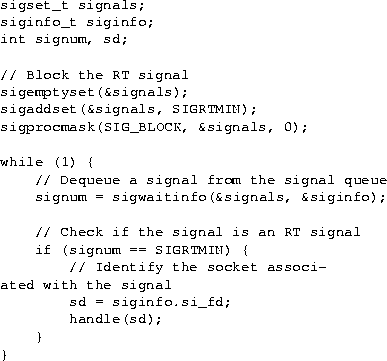 \begin{figure*}\begin{center}\begin{small}\begin{minipage}{0.7\textwidth}\b... ...handle(sd); }}\end{verbatim}\end{minipage}\end{small}\end{center}\end{figure*}