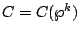 $C = C(\wp^k)$