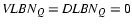 $\ensuremath{\mathit{VLBN}}_{\mathit{Q}} = \ensuremath{\mathit{DLBN}}_{\mathit{Q}} = 0$