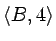 $\langle B,4\rangle$