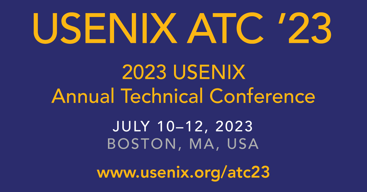 USENIX ATC '23 | USENIX