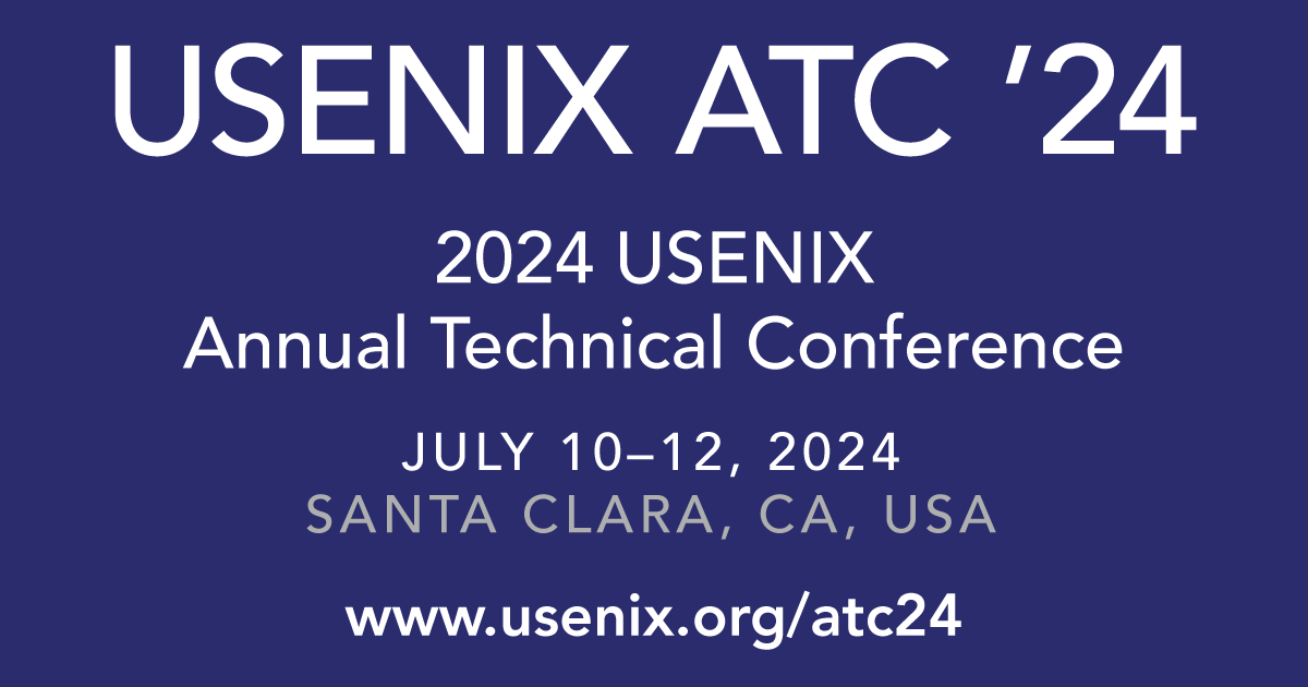 USENIX ATC '24 | USENIX