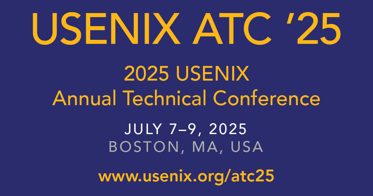 USENIX ATC '25 | USENIX